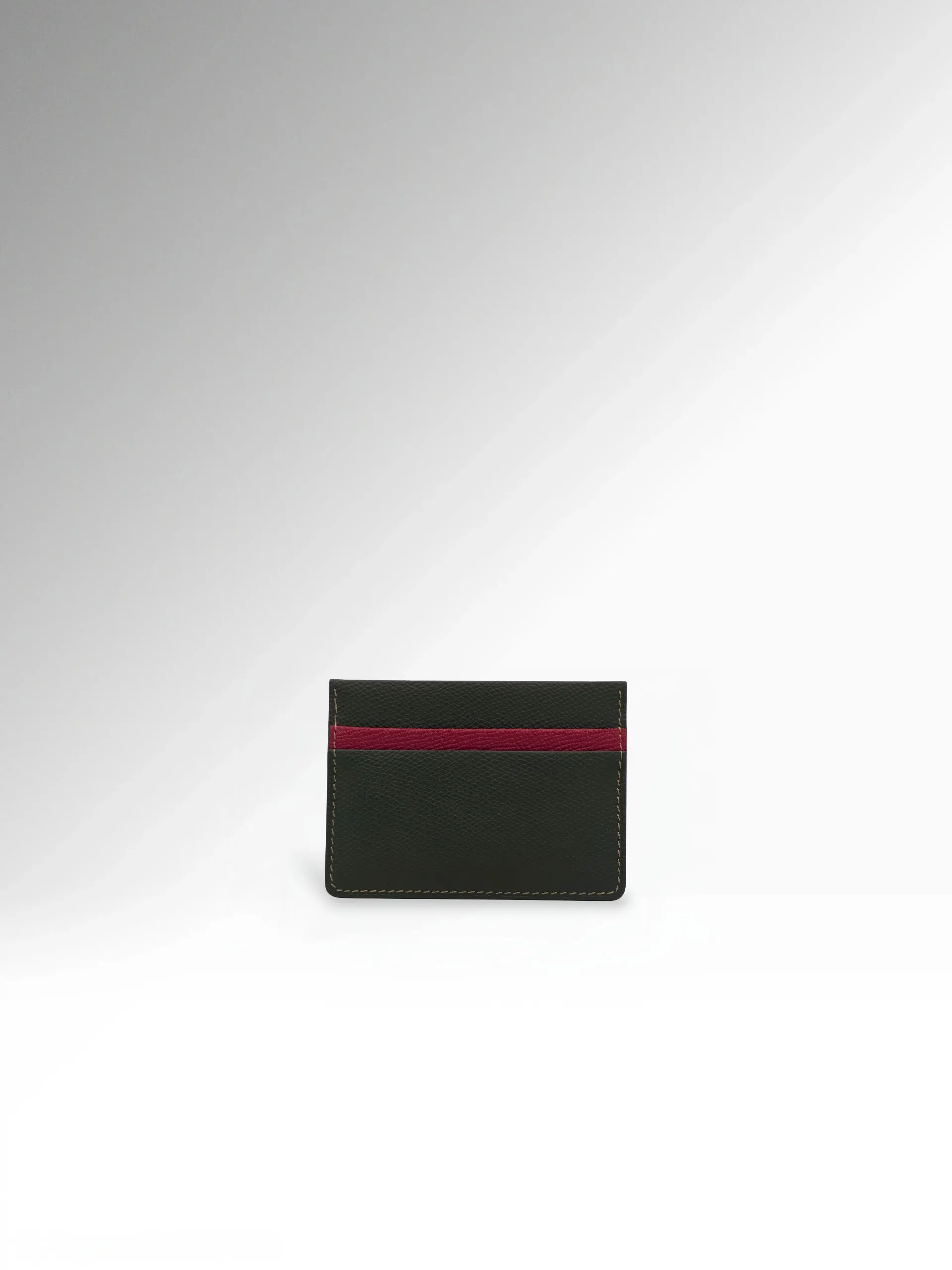 Vector-Dark-Green-Epsom-Leather-Card-Holder-Front