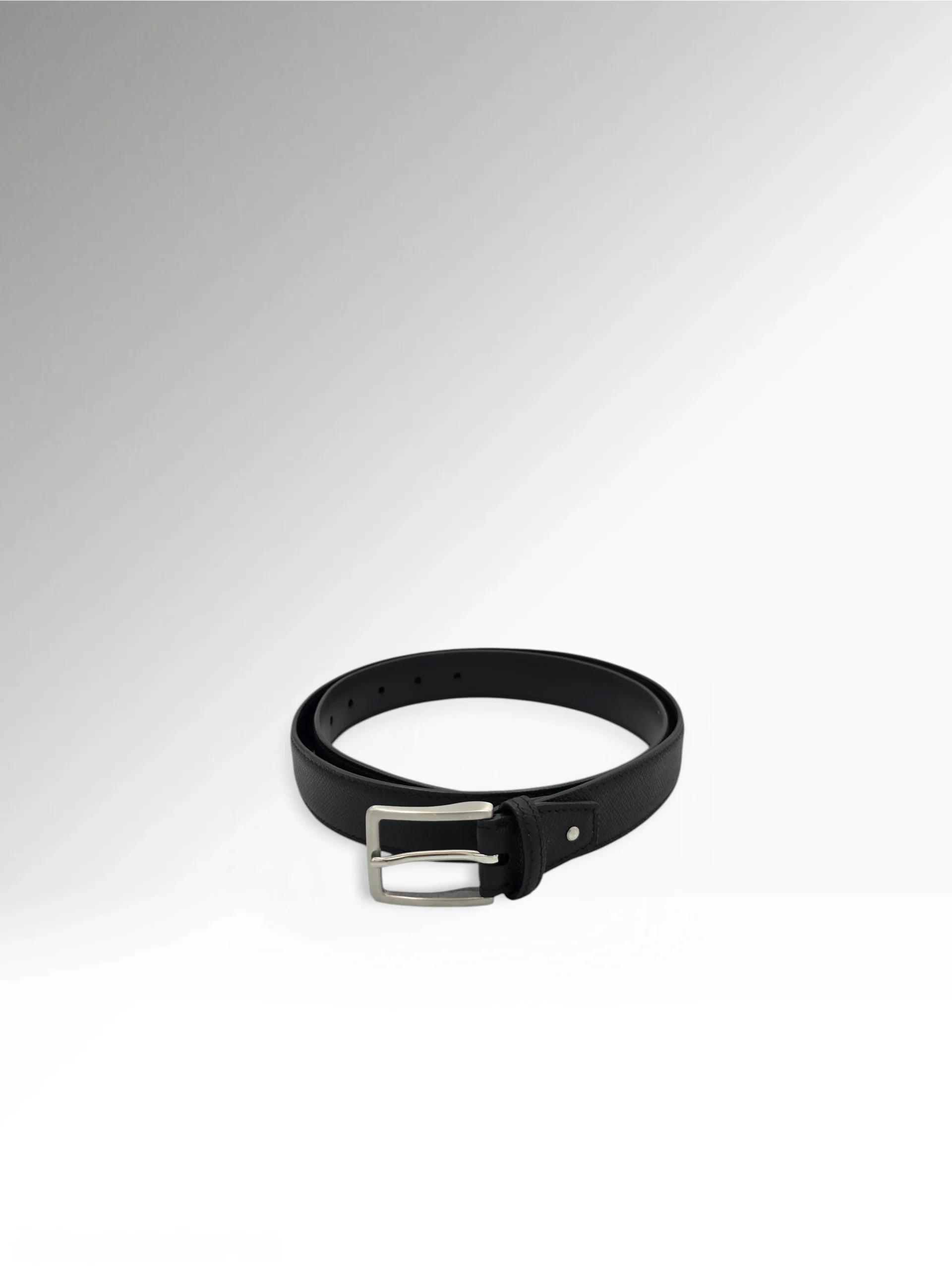 Cicero Black Epsom Leather Front