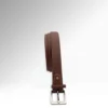 Cicero Brown Calf Skin Leather Vertical
