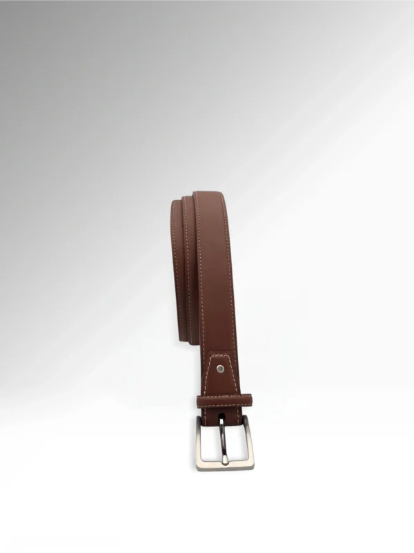 Cicero Brown Calf Skin Leather Vertical