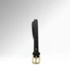 Cicero Petite Black Epsom Leather Belt Vertical
