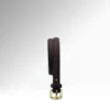 Cicero Petite Wine Epsom Leather Belt Vertical
