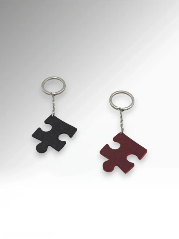 Leather Charm Key Puzzle